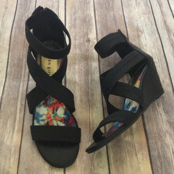 Madden Girl Shoes - Madden Girl Black Wedges